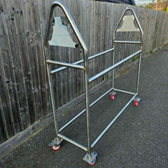 P1 Wheel Trolley solid or collapsible - Stainless Steel