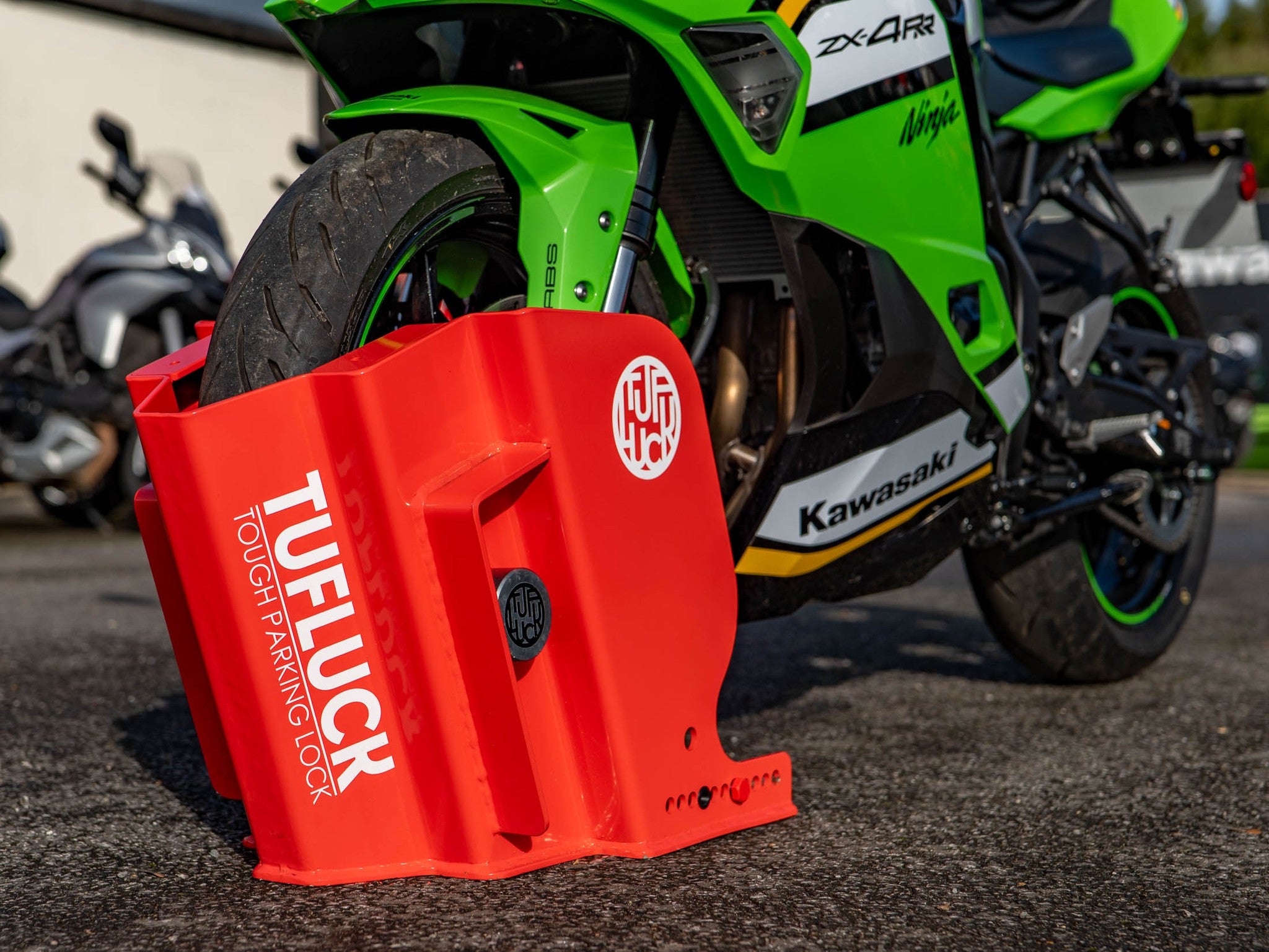 TufLuck - Ground Anchor & Wheel Chock